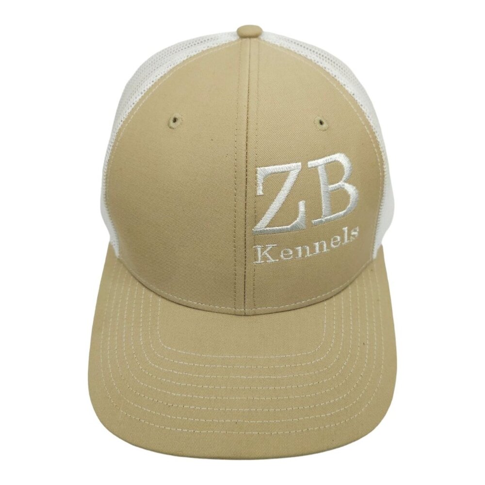 ZB Kennels Embroidered Logo Mesh Snapback Cap Trucker Baseball Hat Richardson